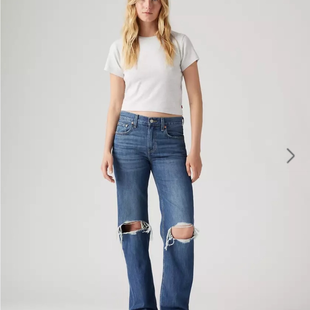 Levi's Blue Wide Leg Jeans